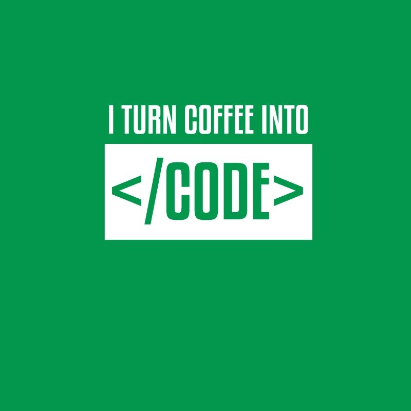 I turn coffee into code WHITE Computer T-Shirt