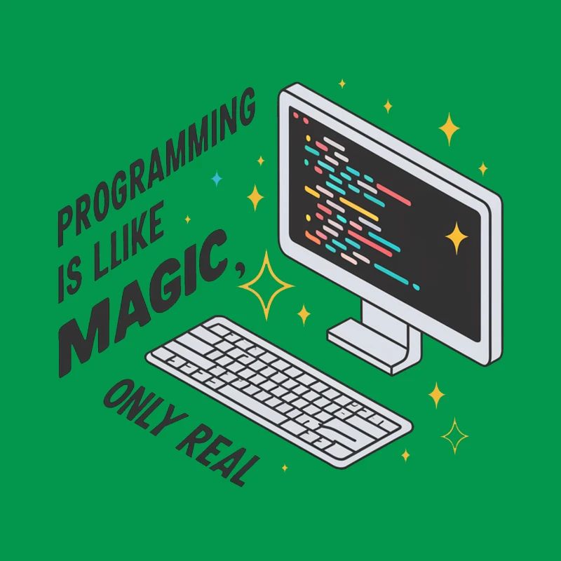 Programming is like magic, only real.