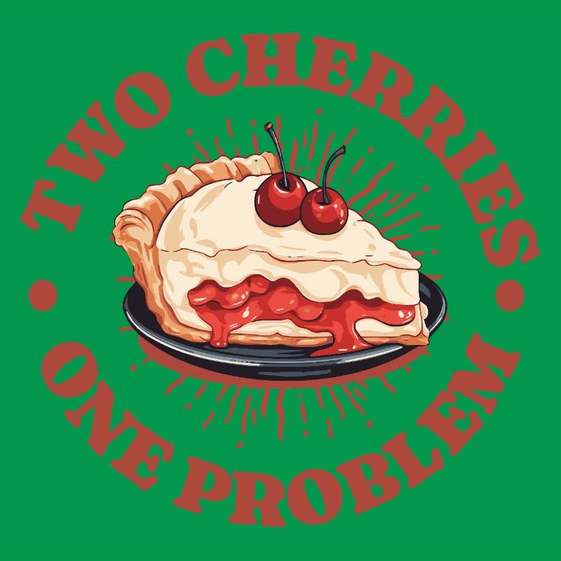 Cherries Cherry Pie Two Cherries Gift