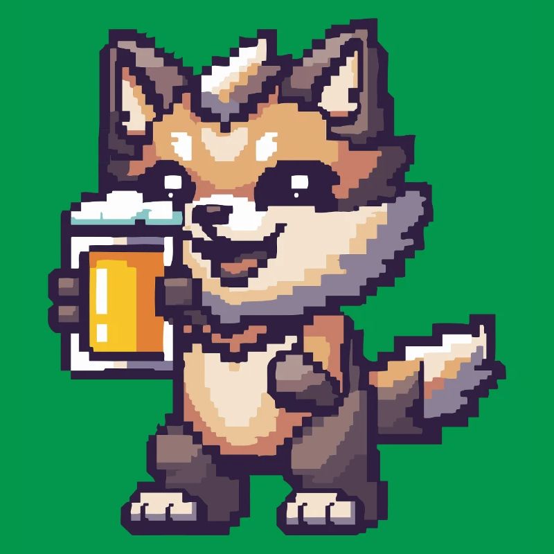 Wolf Pixel Beer