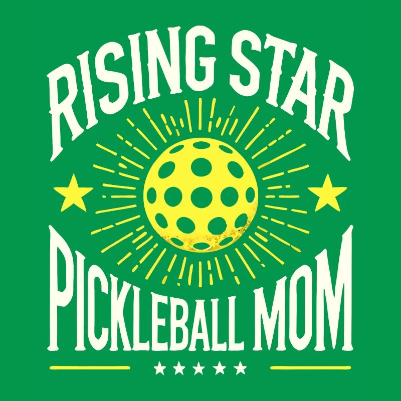 Pickleball Mama eines aufstrebenden Stars