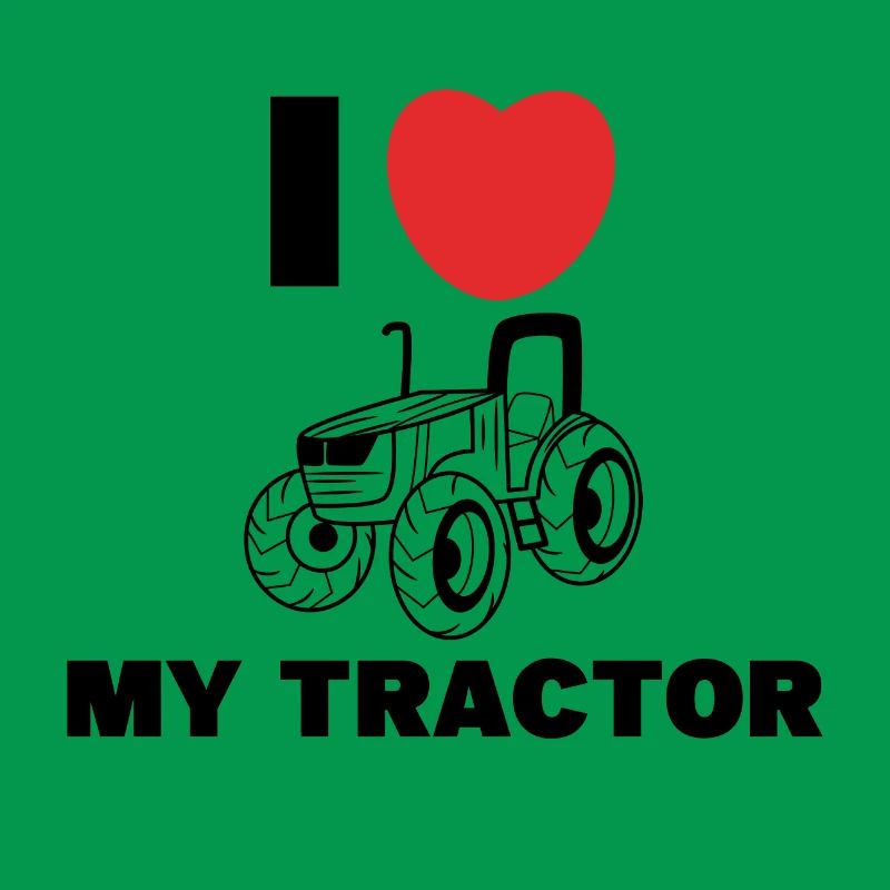 Ackerbau Herz Ich Liebe Traktor Statement Bauer