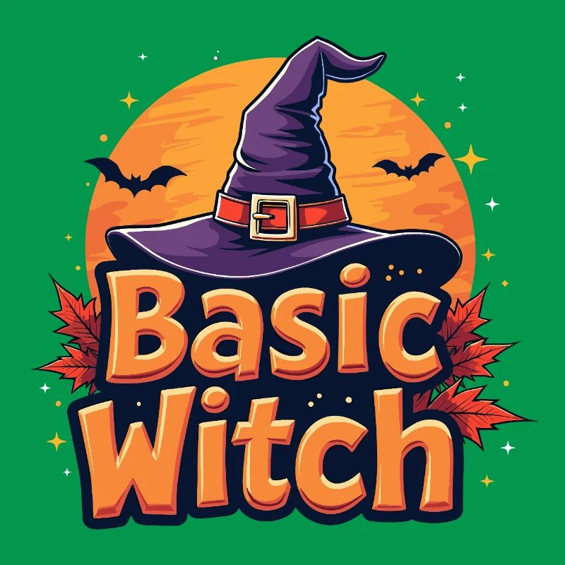 Basic Witch Halloween-Spruch