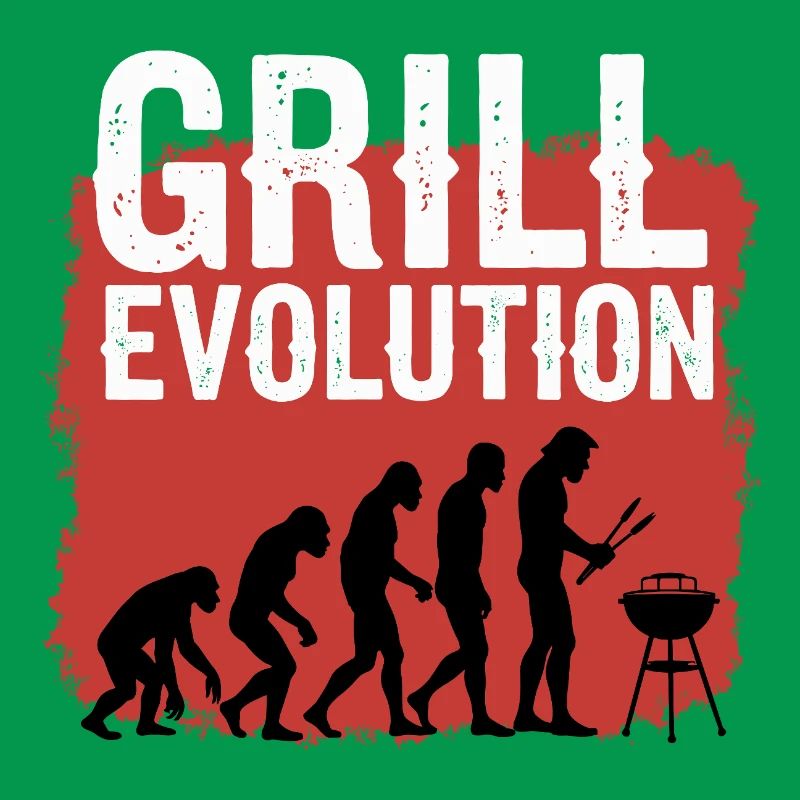 Grill Evolution Funny Grill Master Saying
