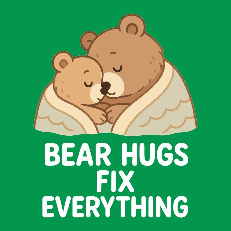Two Bears Hug – Bear Hugs Fix Everything