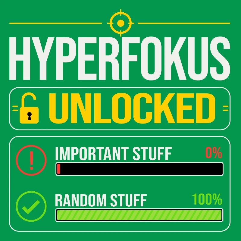 Hyperfocus débloqué dans le jeu TDAH