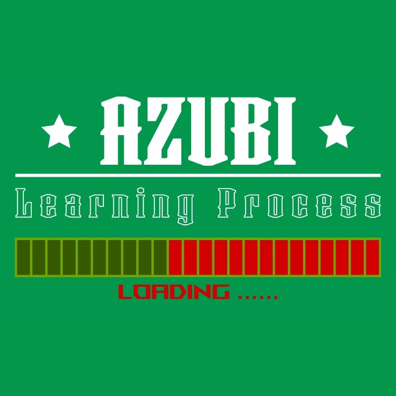 AZUBI learning process loading tshirt