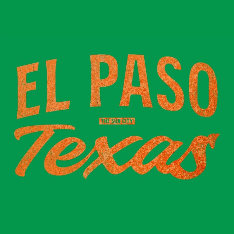 El Paso Texas Script Logo
