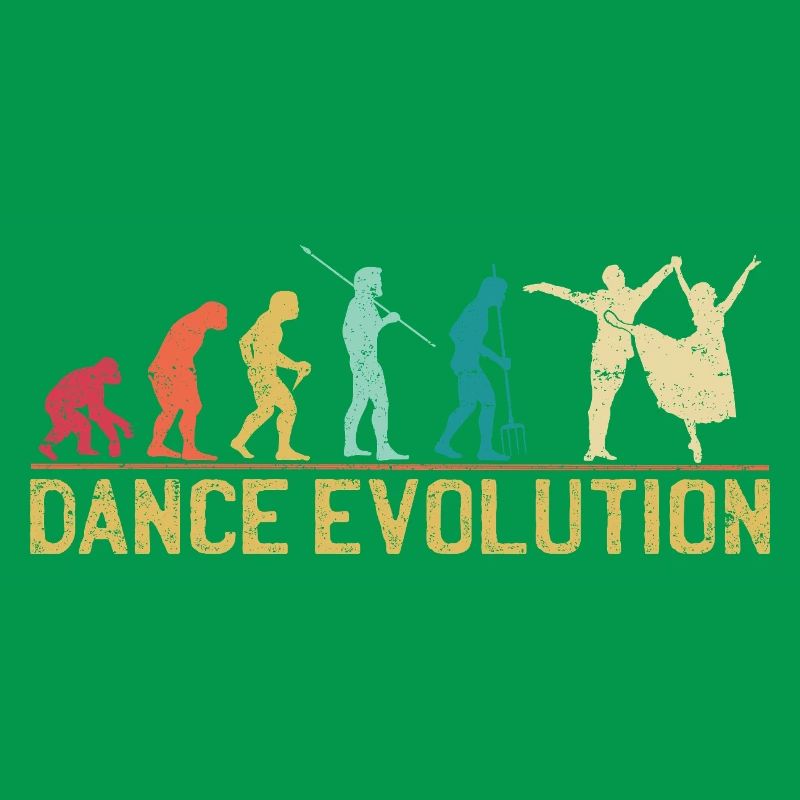 Conception de silhouette d'évolution de la danse
