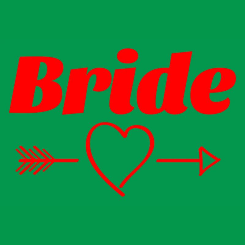 Conception de flèche de coeur de mariée