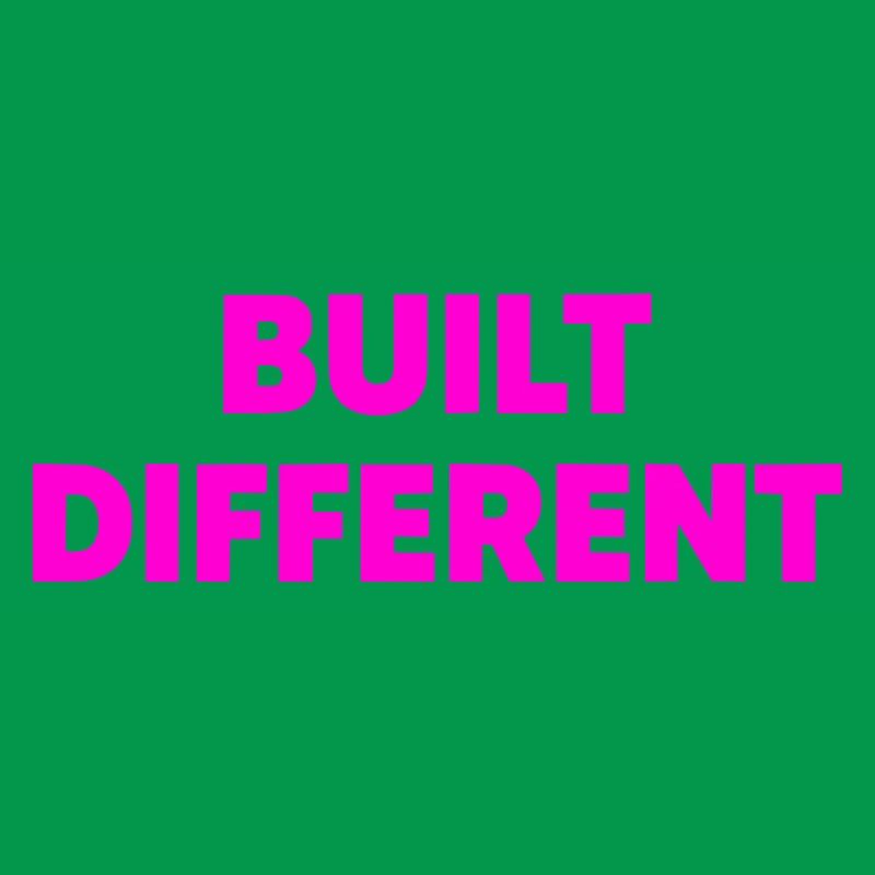 Differently built typography