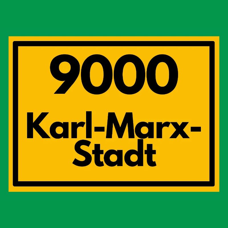 OLD POSTCODE POSTCODE RETRO 9000 KARL-MARX-STADT