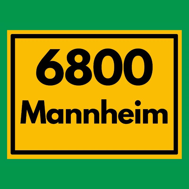 OLD POSTCODE POSTCODE RETRO 6800 MANNHEIM Squares