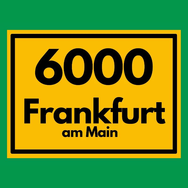 OLD POSTCODE POSTCODE RETRO 6000 FRANKFURT AM MAIN