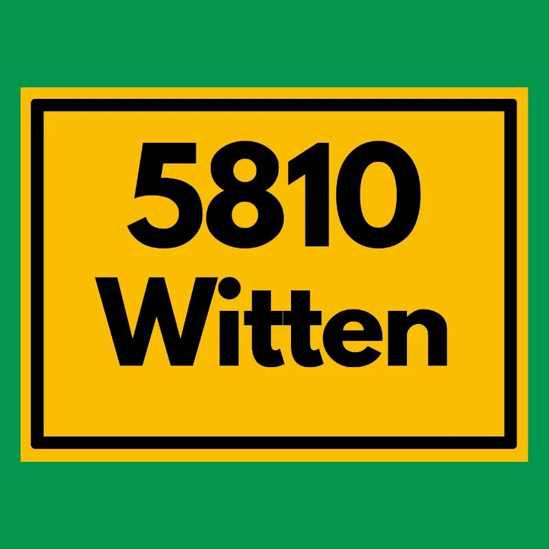 OLD POSTCODE POSTCODE RETRO 5810 WITTEN RUHRGEBIET