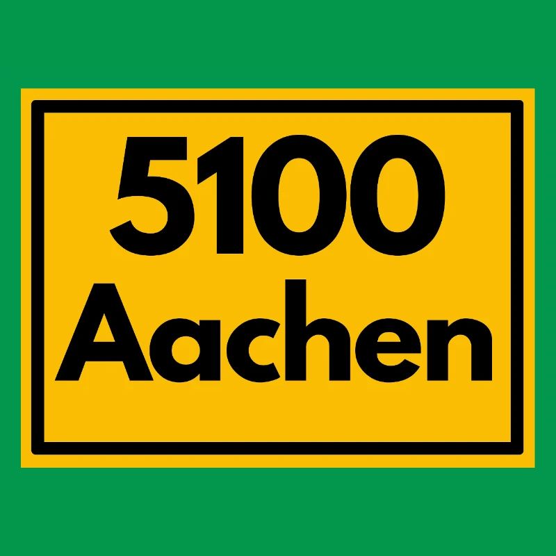 OLD POSTCODE POSTCODE RETRO 5100 AACHEN DREILÄNDER
