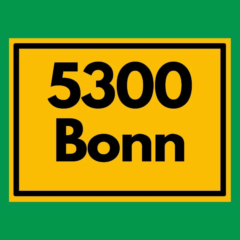 OLD POSTCODE POSTCODE RETRO 5300 BONN - RHEIN SIEG