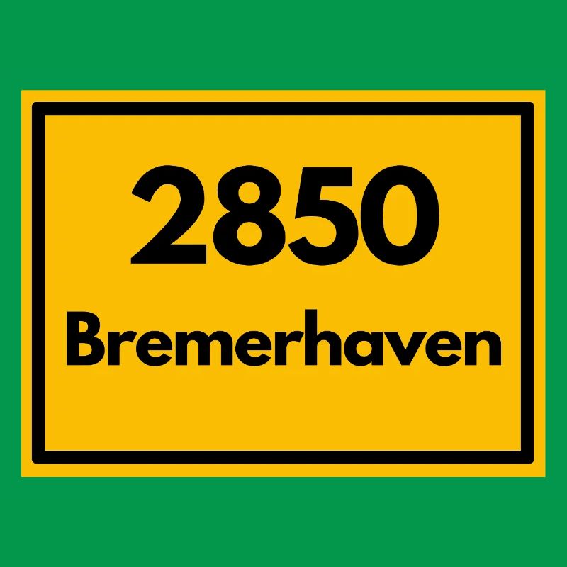 OLD POSTCODE POSTCODE RETRO 2850 BREMERHAVEN HAFEN