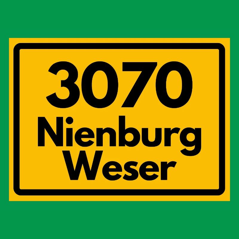 OLD POSTCODE POSTCODE RETRO 3070 NIENBURG WESER!