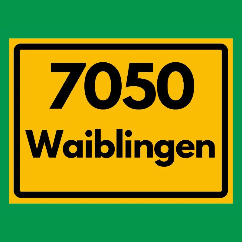 OLD POSTCODE POSTCODE RETRO 7050 WAIBLINGEN HEIMAT