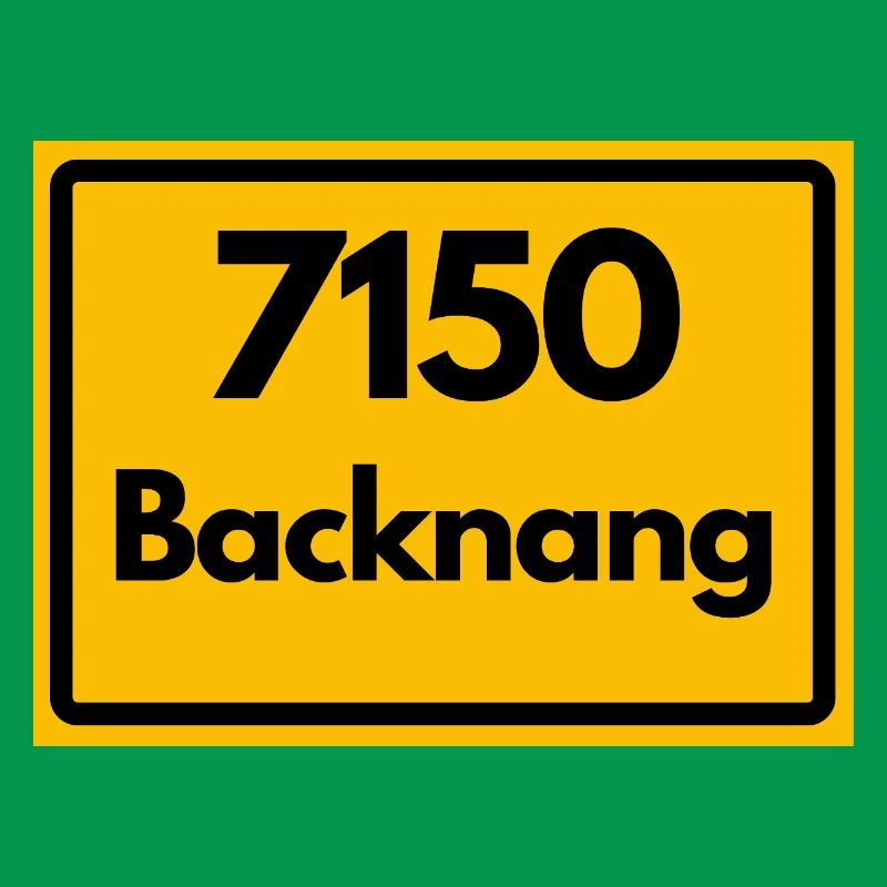 OLD POSTCODE POSTCODE RETRO 7150 BACKNANG HEIMAT