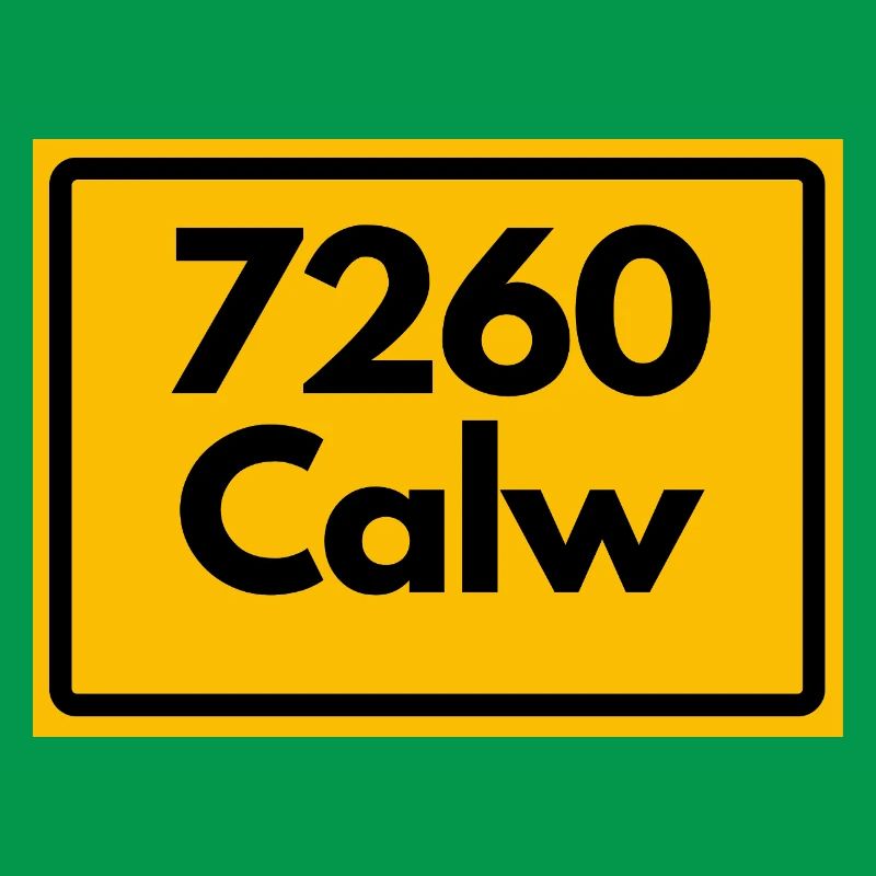 OLD POSTCODE POSTCODE RETRO 7260 CALW HEIMATSTOLZ