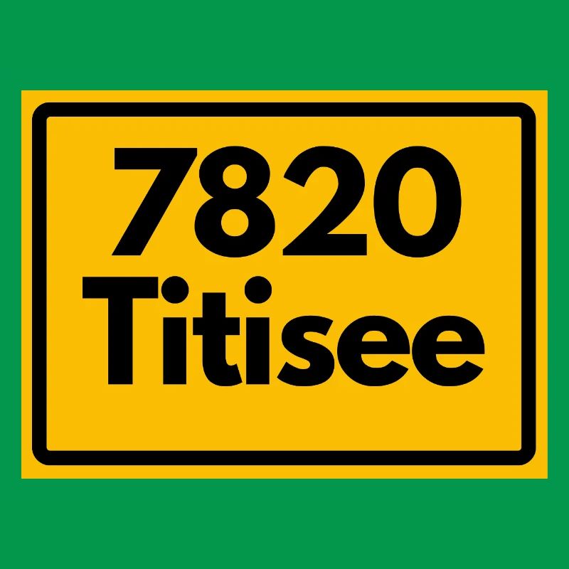 OLD POSTCODE POSTCODE RETRO 7820 TITISEE HEIMAT