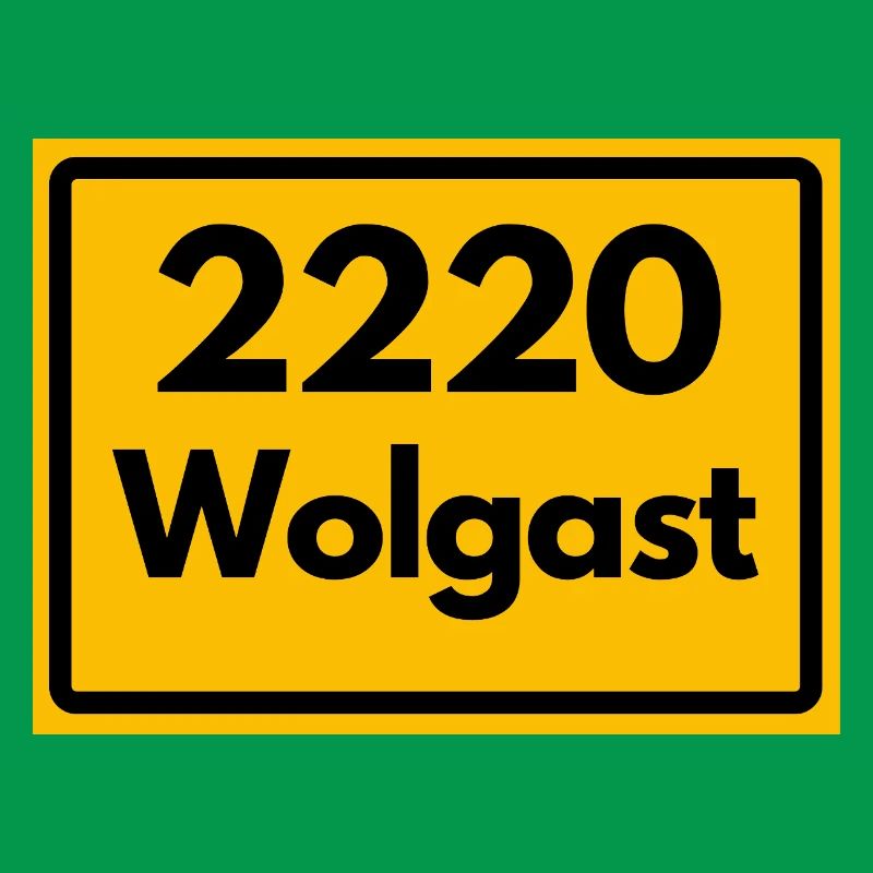 OLD POSTCODE POSTCODE RETRO 2220 WOLGAST HEIMAT
