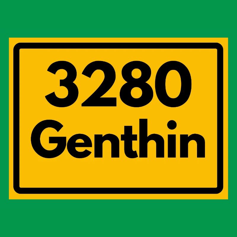 OLD POSTCODE POSTCODE RETRO 3280 GENTHIN HEIMAT