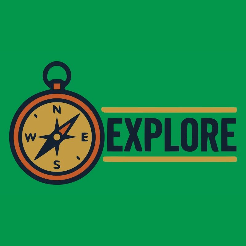 Explore Compass Discover Text