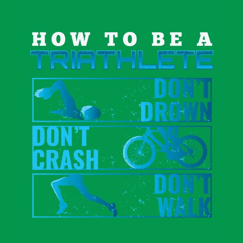 Triathlon Tshirt Geschenk Evolution Männer