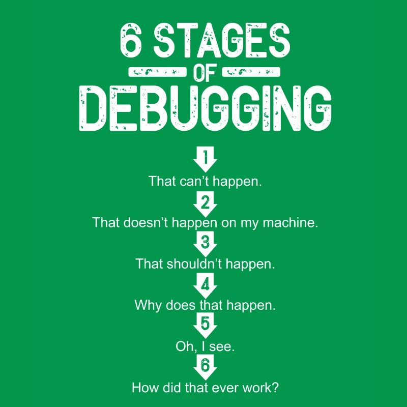 Debugging Programmer Computer Science Computer Nerd