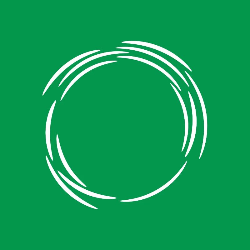Circle design icon white line lines