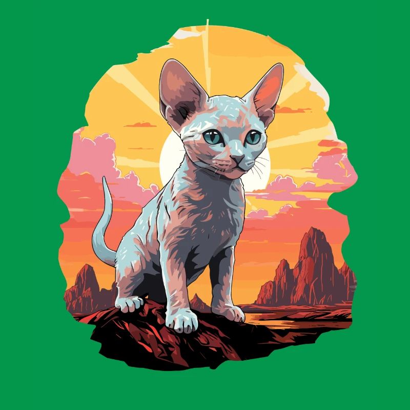 Devon Rex Kätzchen Devon Rex Katze