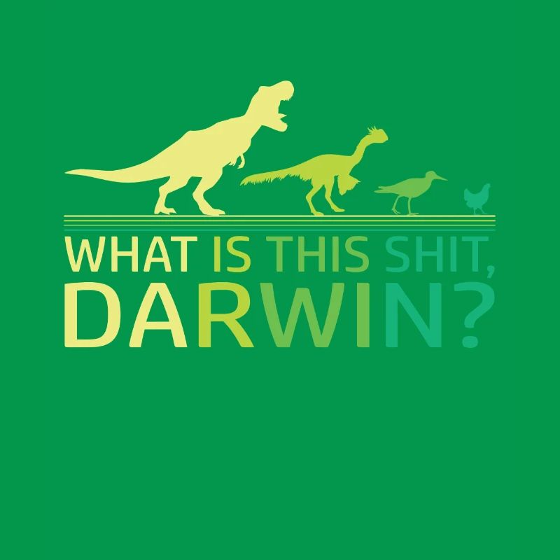 Funny Evolution Dino Dinosaur Darwin T-Rex