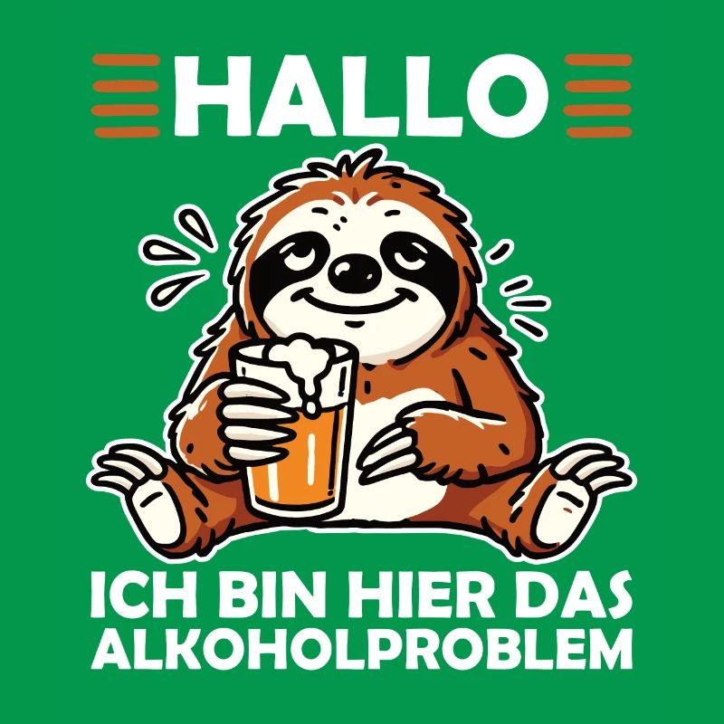 Hello I'm here the alcohol problem sloth sow