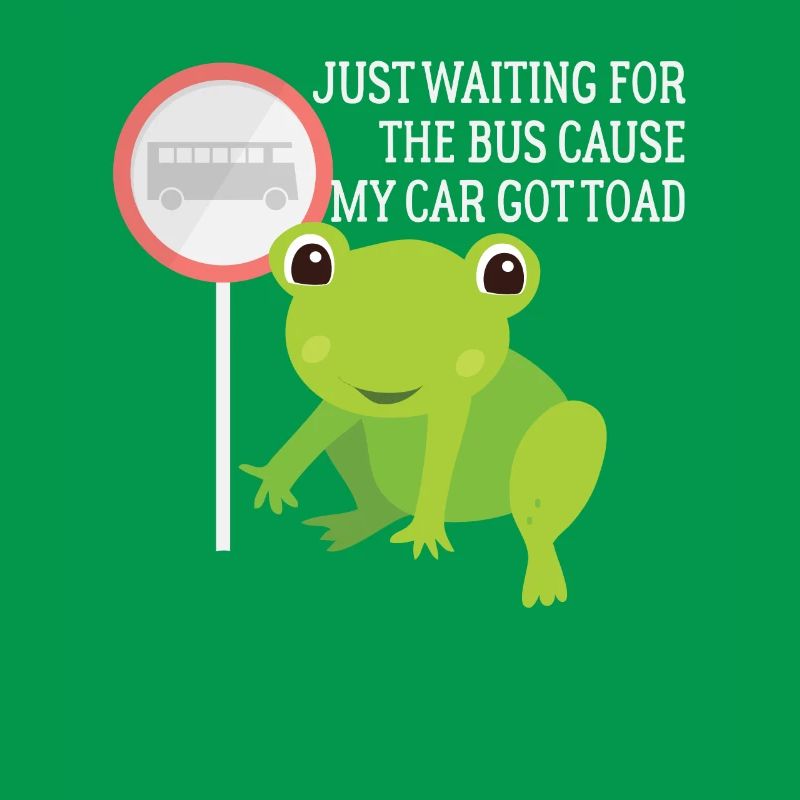 J’attends juste le bus parce que ma voiture s’amuse à crapauder