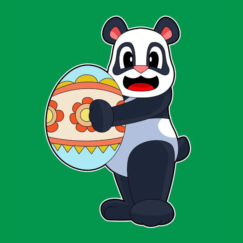 Panda Easter Easter Egg