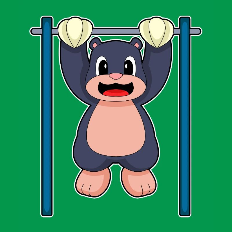 Mole Bodybuilder Pull-ups Bodybuilding