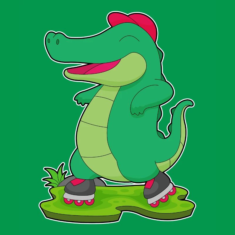 Crocodile Inline skating Roller Skates