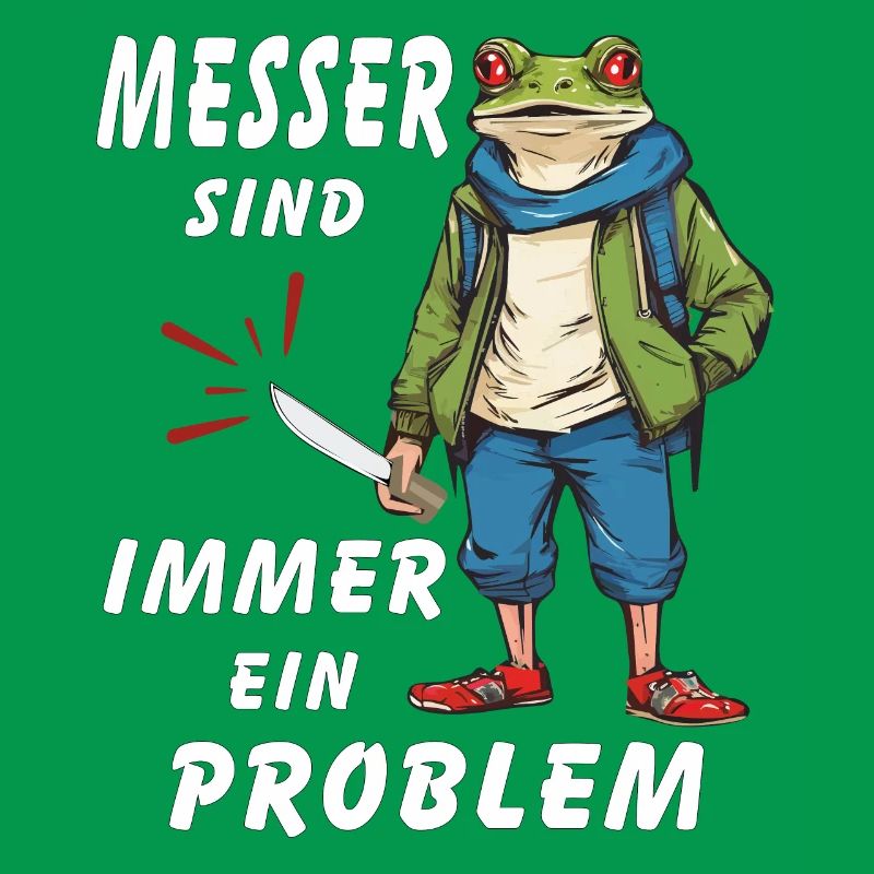 FROSCH MESSER SIND IMMER EIN PROBLEM