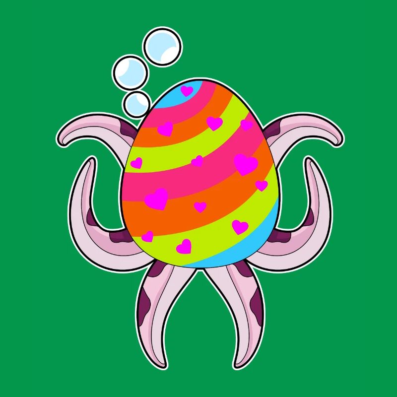 Octopus Easter Easter Egg