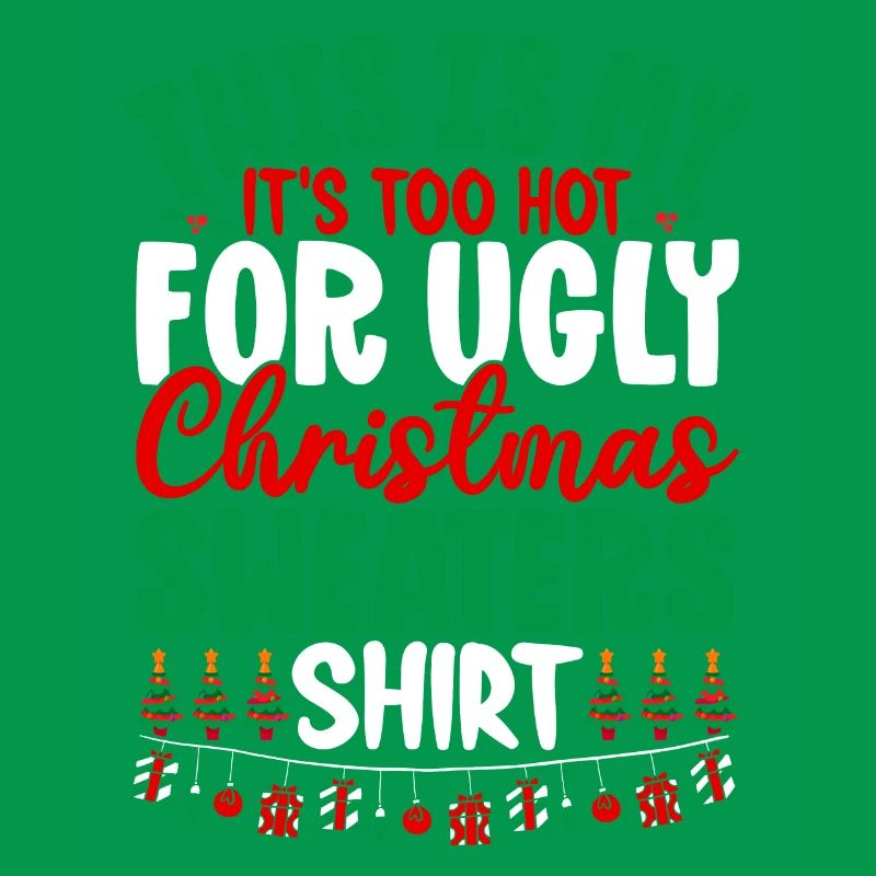 C’est mon c’est trop chaud pour les pulls de Noël moches