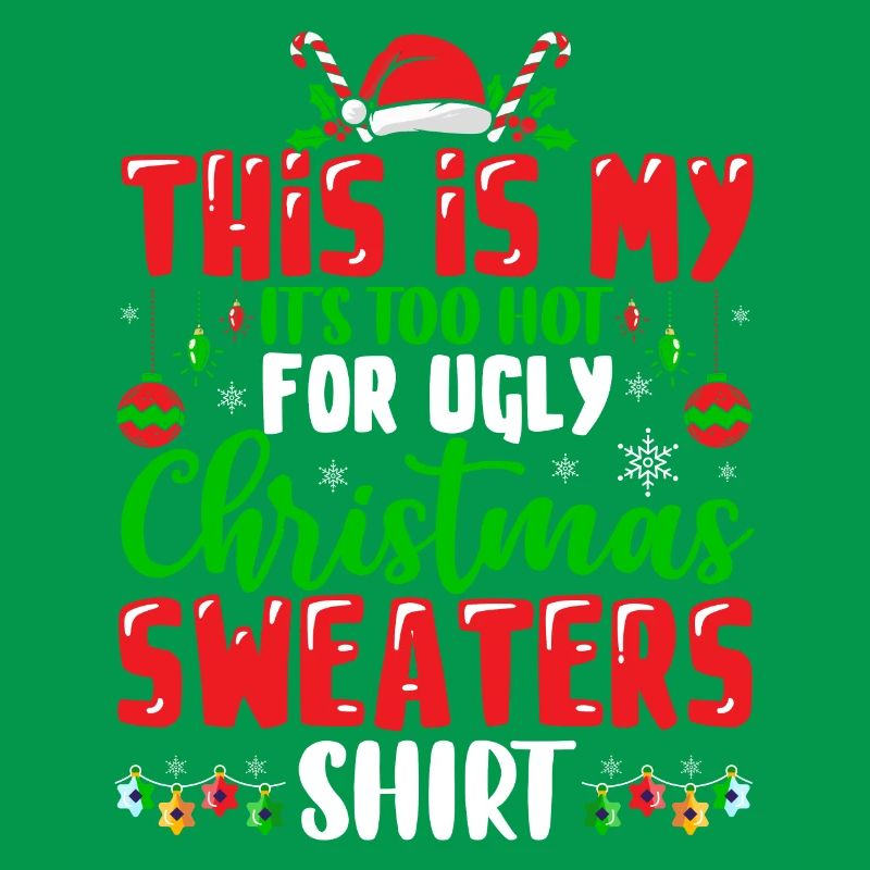 C’est mon c’est trop chaud pour les pulls de Noël moches