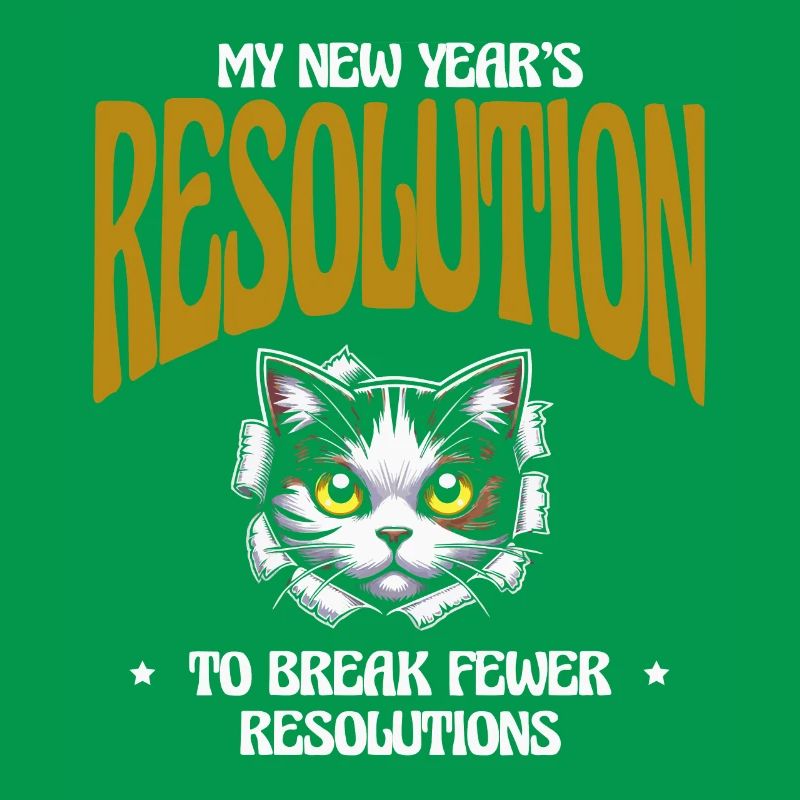 Ma résolution du Nouvel An de briser moins de résolutions