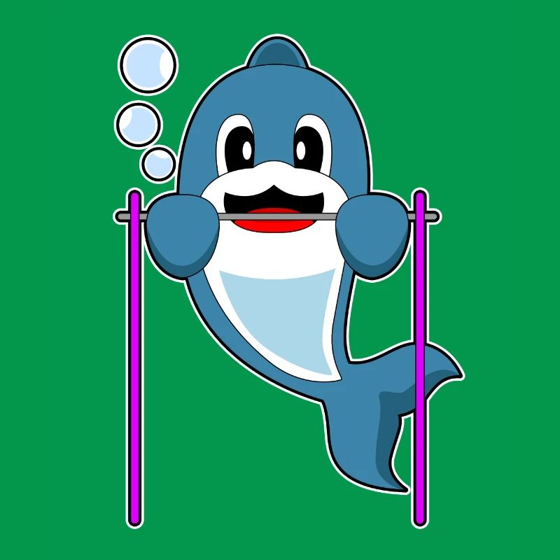 Dolphin Bodybuilder Pull-ups