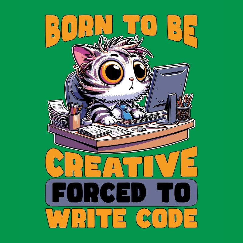 Coder Born To Be Creative Web Developer Coders