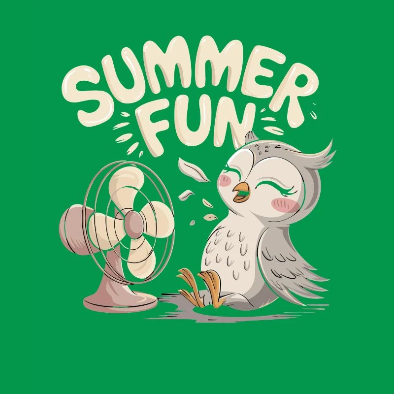 Summer Fun Eule mit Ventilator
