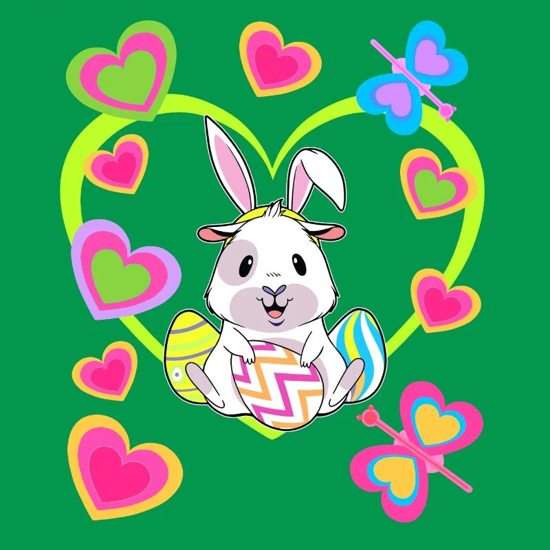 Easter Easter Bunny Retro Bunnies Rabbit 80s Child