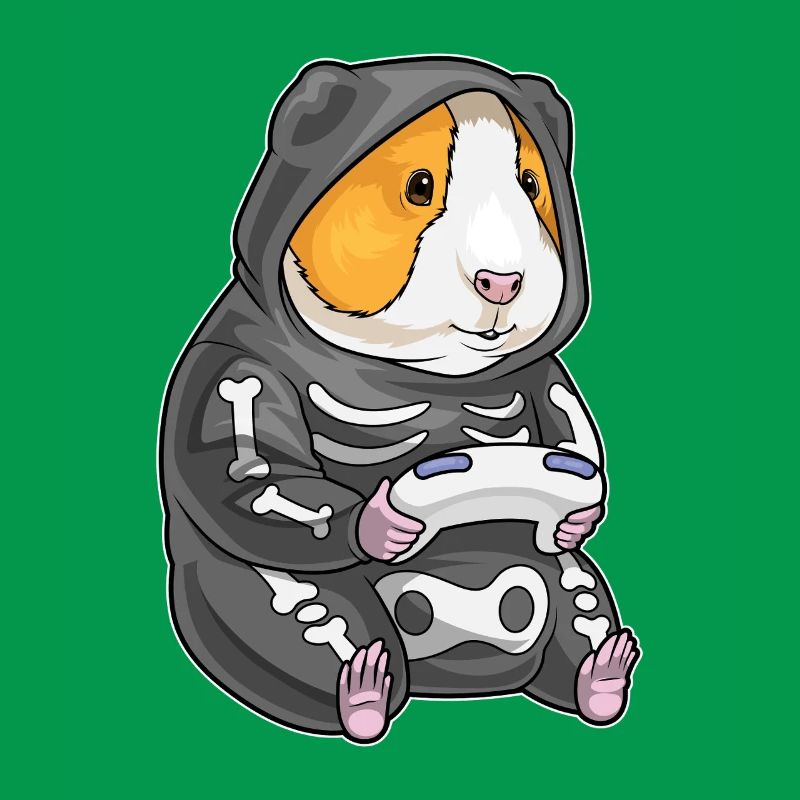 Cochon d’Inde Halloween Gamer